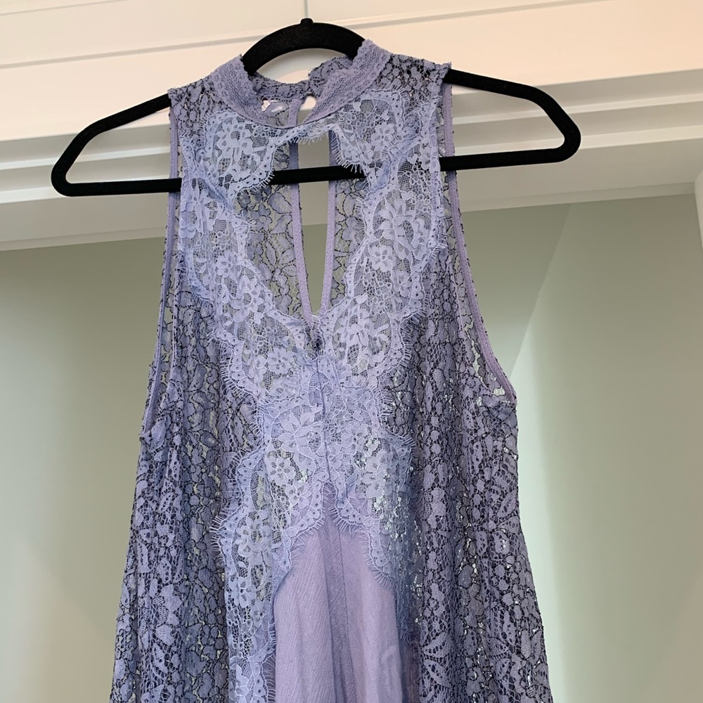 🌸FREE PEOPLE top Beautiful lavender lace